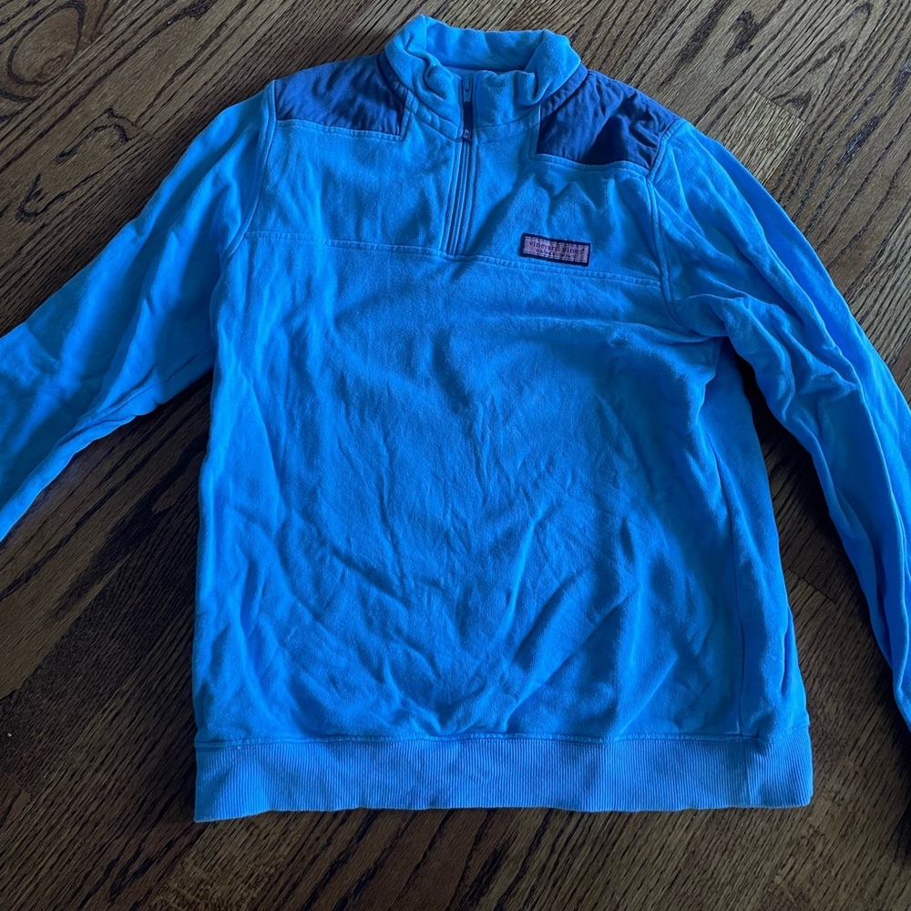 Blue vineyard vines quarter zip